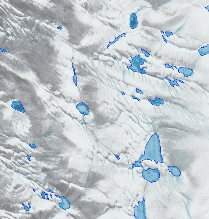 greenland lake segmentation